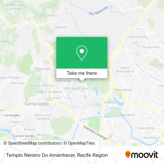 Templo Nerano Do Amanhecer map