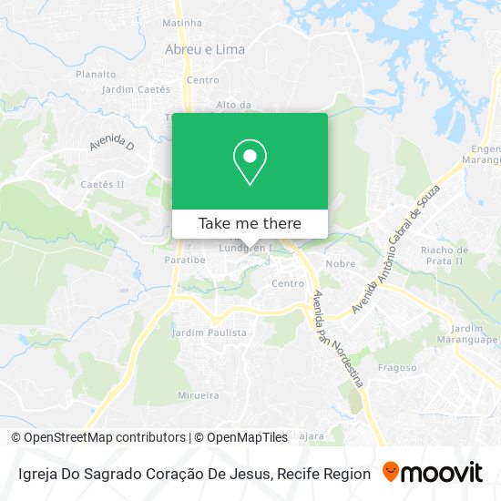 Mapa Igreja Do Sagrado Coração De Jesus