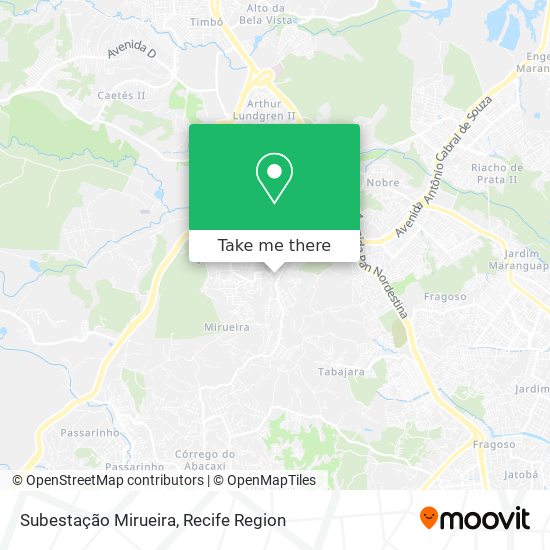 Subestação Mirueira map