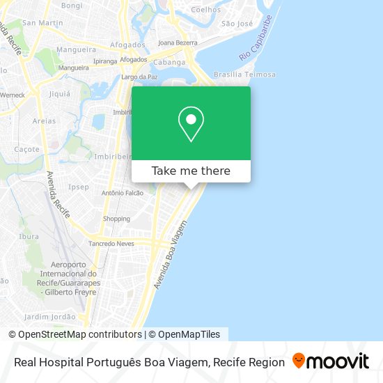 Real Hospital Português Boa Viagem map