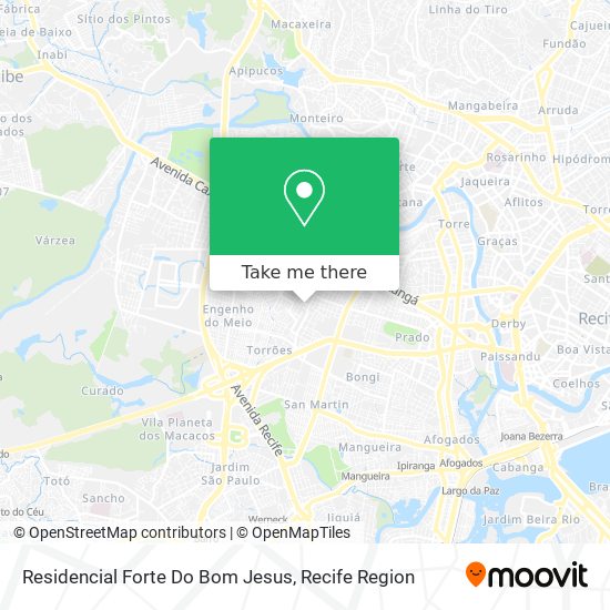 Residencial Forte Do Bom Jesus map