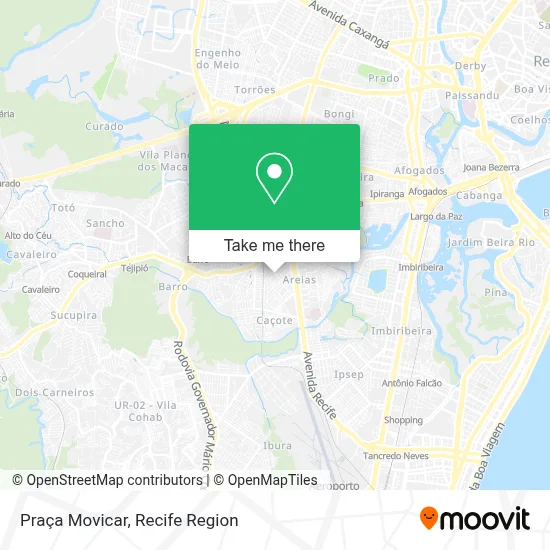 Praça Movicar map