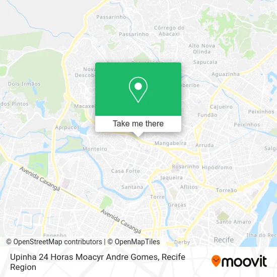 Upinha 24 Horas Moacyr Andre Gomes map