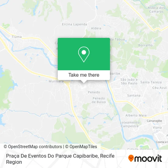 Praça De Eventos Do Parque Capibaribe map