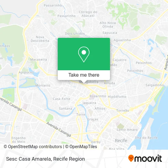 Sesc Casa Amarela map