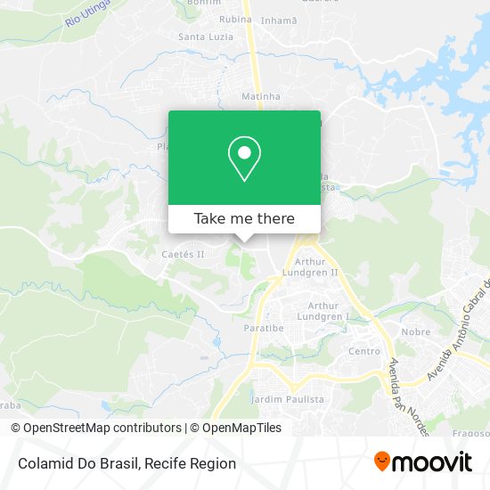 Colamid Do Brasil map