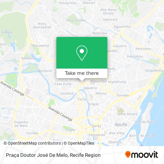 Praça Doutor José De Melo map