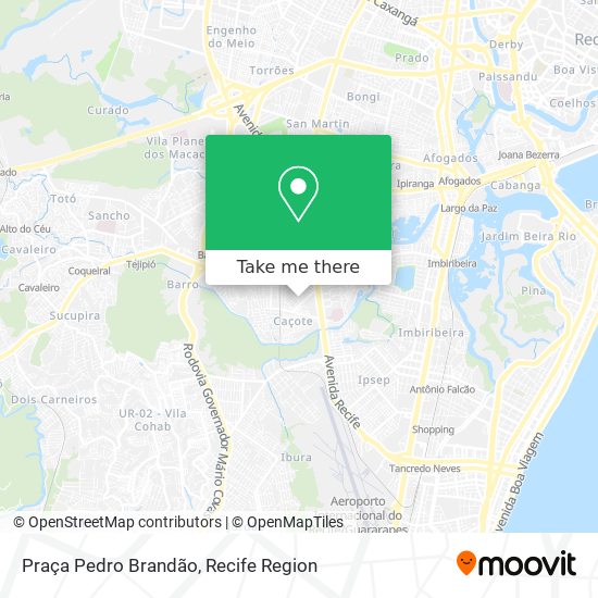 Praça Pedro Brandão map