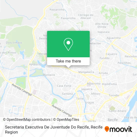 Secretaria Executiva De Juventude Do Recife map