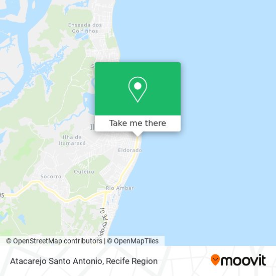 Atacarejo Santo Antonio map