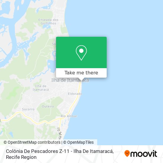 Colônia De Pescadores Z-11 - Ilha De Itamaracá map