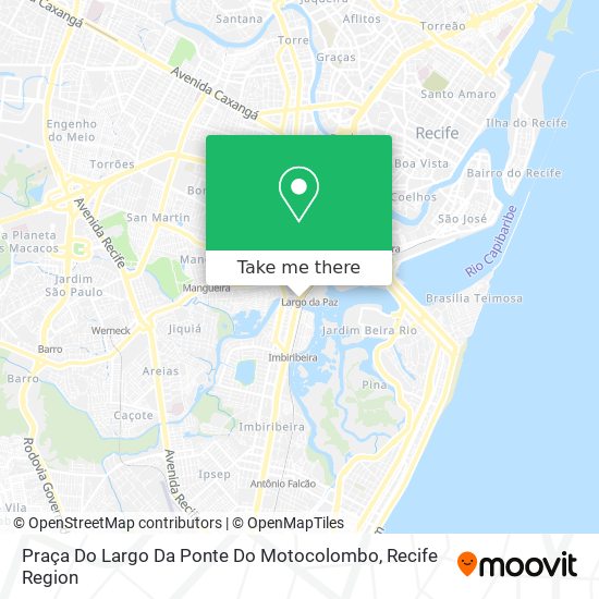 Praça Do Largo Da Ponte Do Motocolombo map
