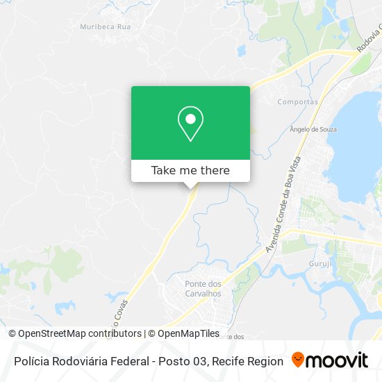 Polícia Rodoviária Federal - Posto 03 map