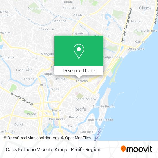 Caps Estacao Vicente Araujo map
