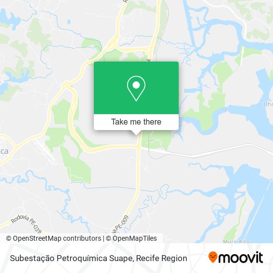 Subestação Petroquímica Suape map