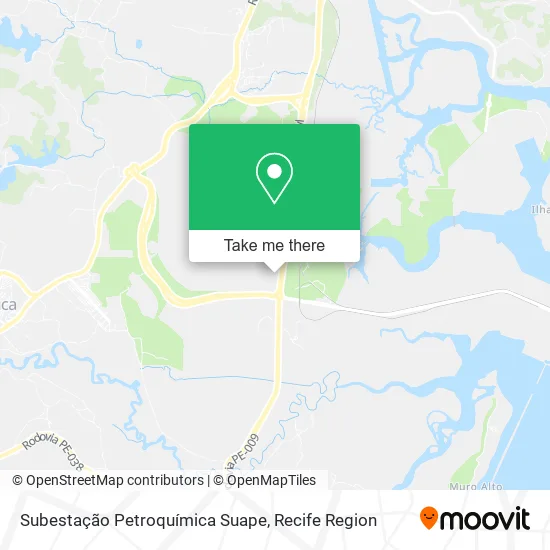 Subestação Petroquímica Suape map