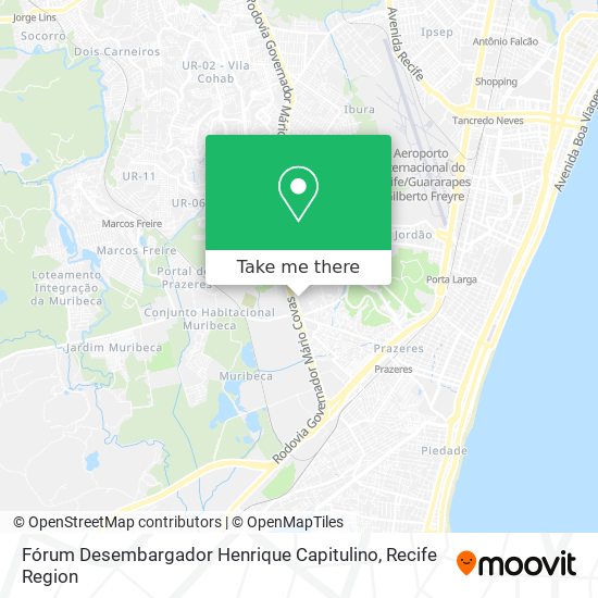 Fórum Desembargador Henrique Capitulino map