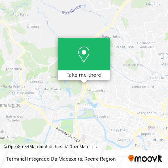 Terminal Integrado Da Macaxeira map