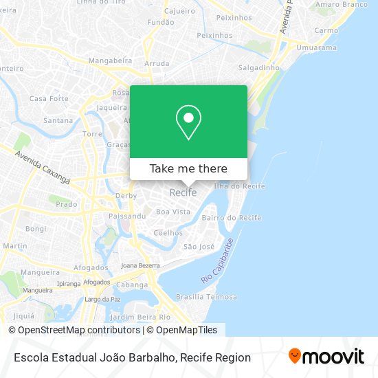 Mapa Escola Estadual João Barbalho