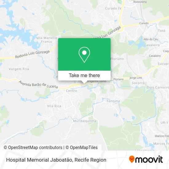 Hospital Memorial Jaboatão map