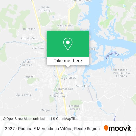 2027 - Padaria E Mercadinho Vitória map