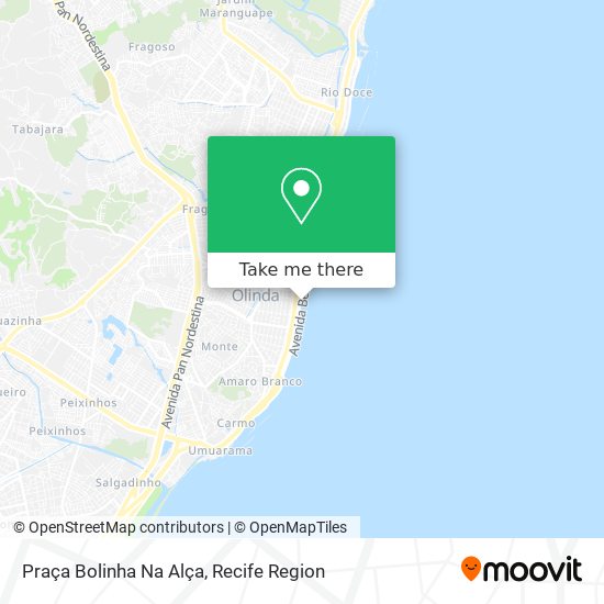 Praça Bolinha Na Alça map