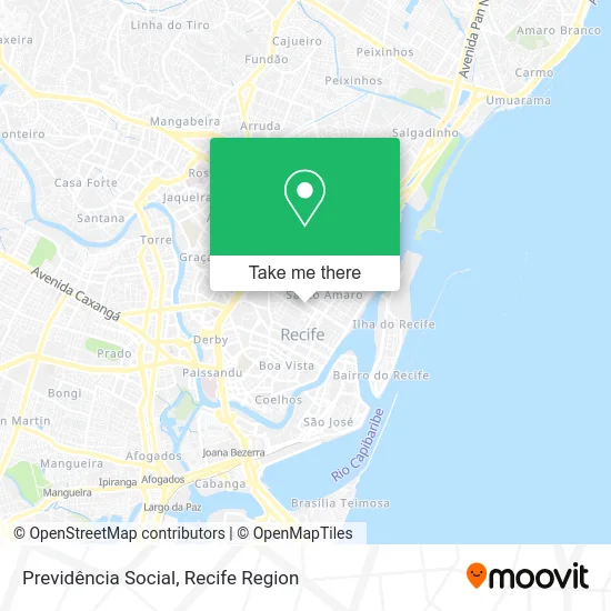 Previdência Social map