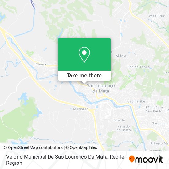 Velório Municipal De São Lourenço Da Mata map
