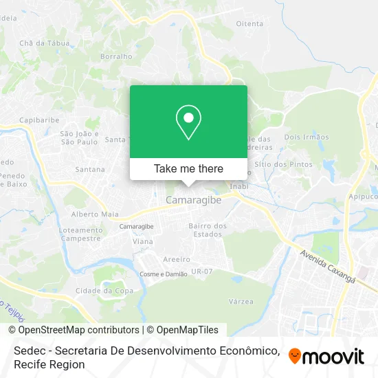 Sedec - Secretaria De Desenvolvimento Econômico map