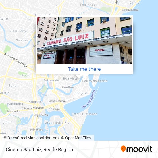 Cinema São Luiz map