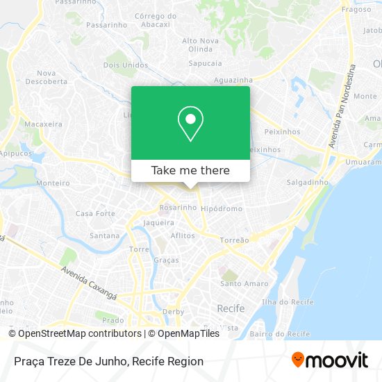 Praça Treze De Junho map