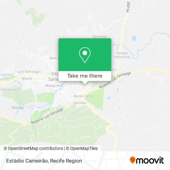 Estádio Carneirão map
