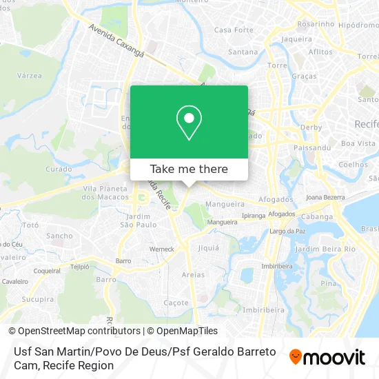Usf San Martin / Povo De Deus / Psf Geraldo Barreto Cam map