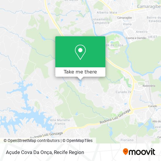 Açude Cova Da Onça map