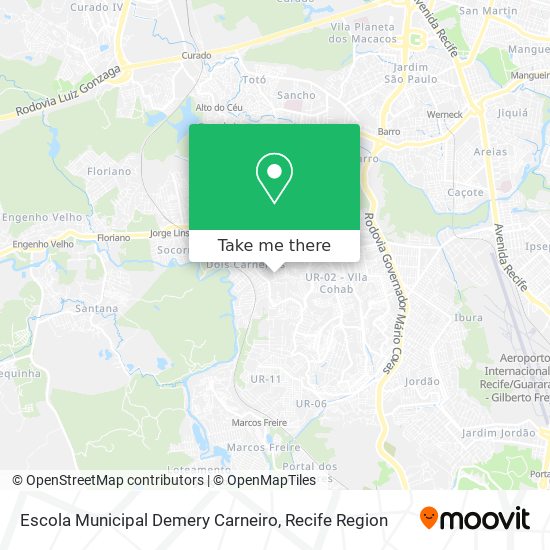 Escola Municipal Demery Carneiro map