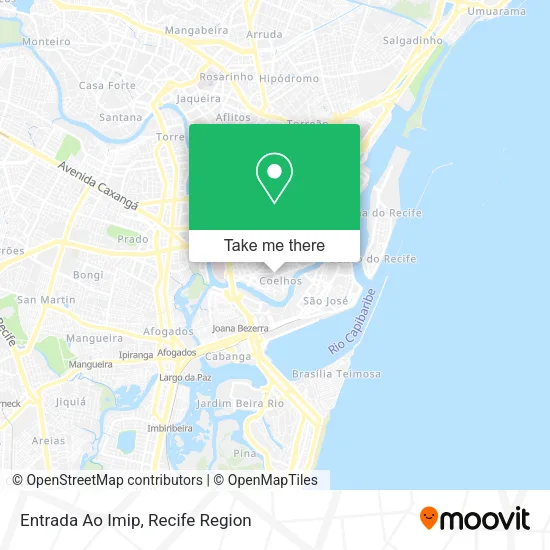 Entrada Ao Imip map