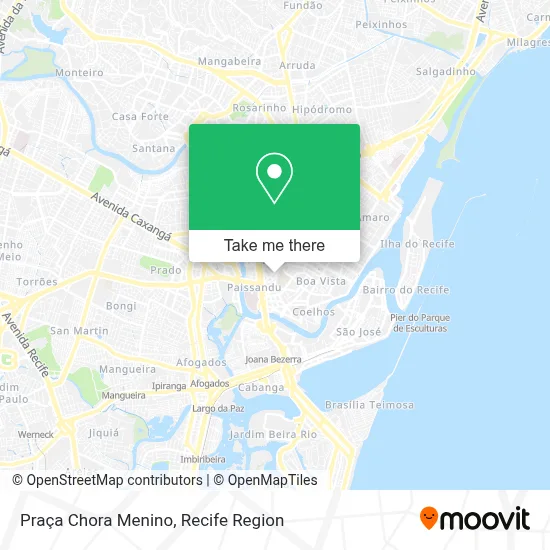Praça Chora Menino map