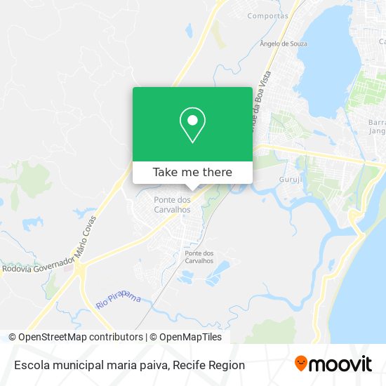 Escola municipal maria paiva map