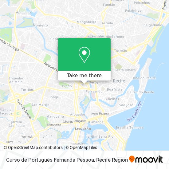 Mapa Curso de Português Fernanda Pessoa