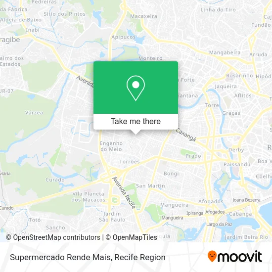 Supermercado Rende Mais map