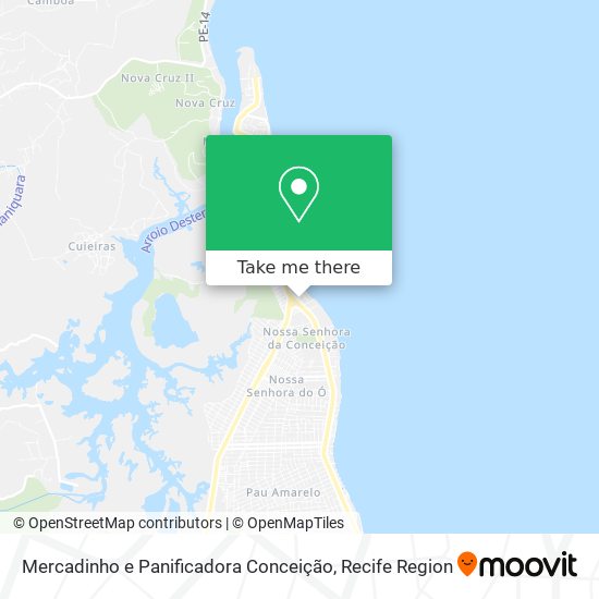 Mercadinho e Panificadora Conceição map