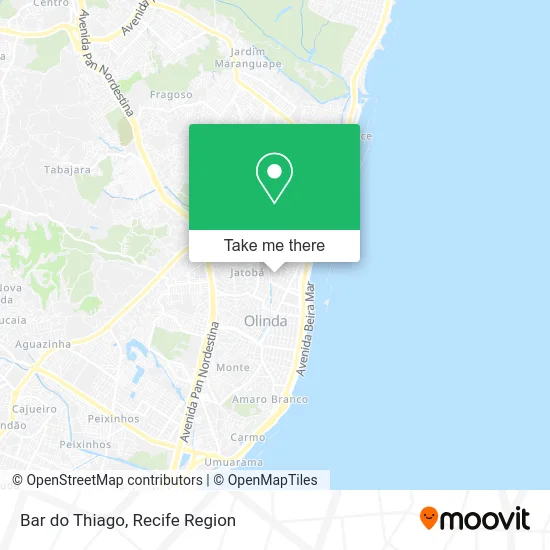 Bar do Thiago map