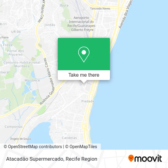 Atacadão Supermercado map