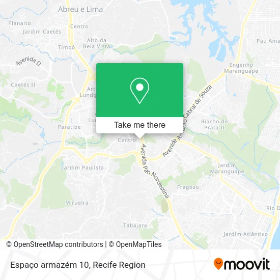 Espaço armazém 10 map