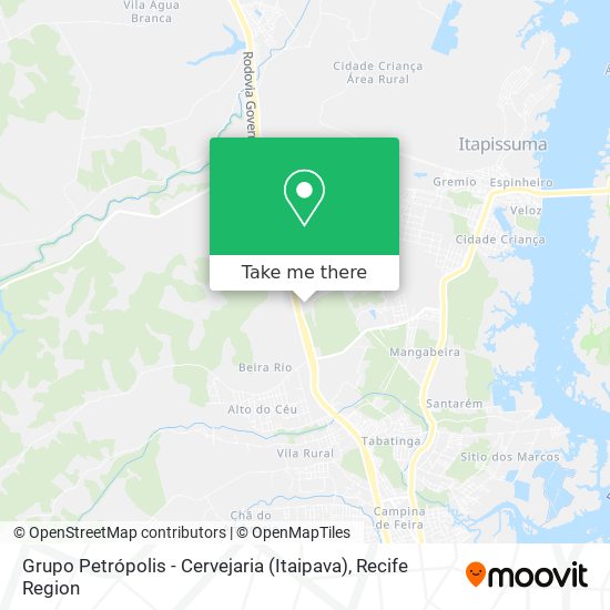 Grupo Petrópolis - Cervejaria (Itaipava) map