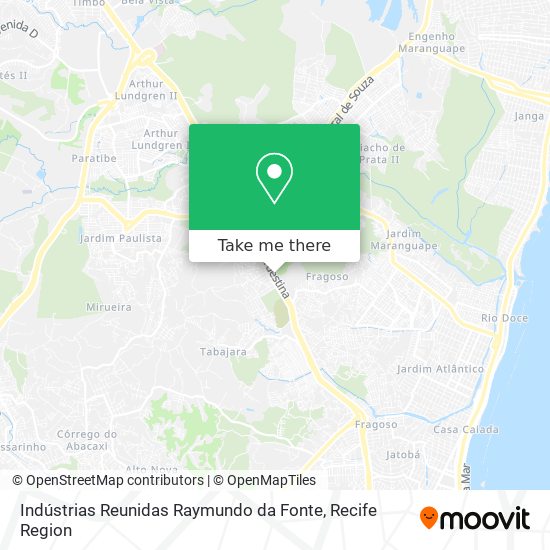 Indústrias Reunidas Raymundo da Fonte map