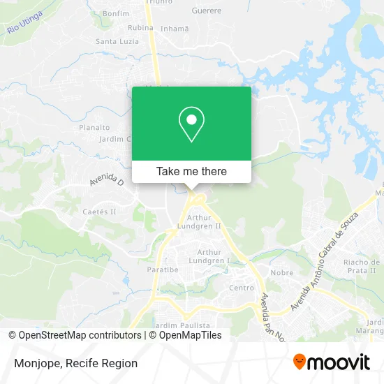 Monjope map