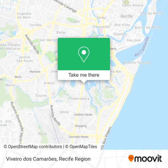 Viveiro dos Camarões map