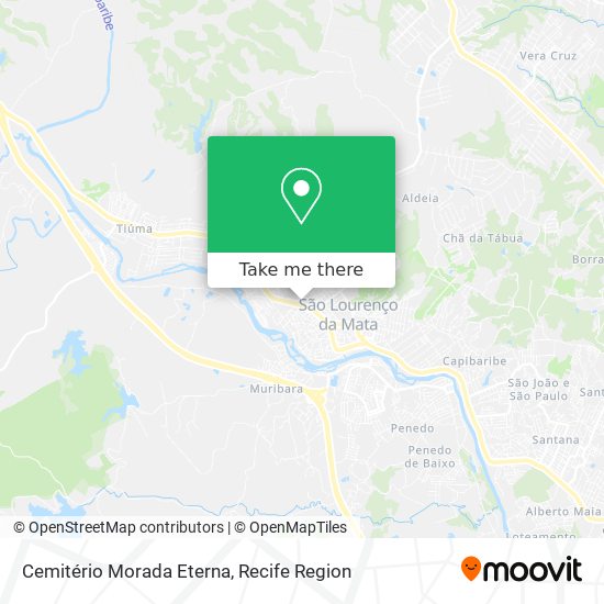 Cemitério Morada Eterna map