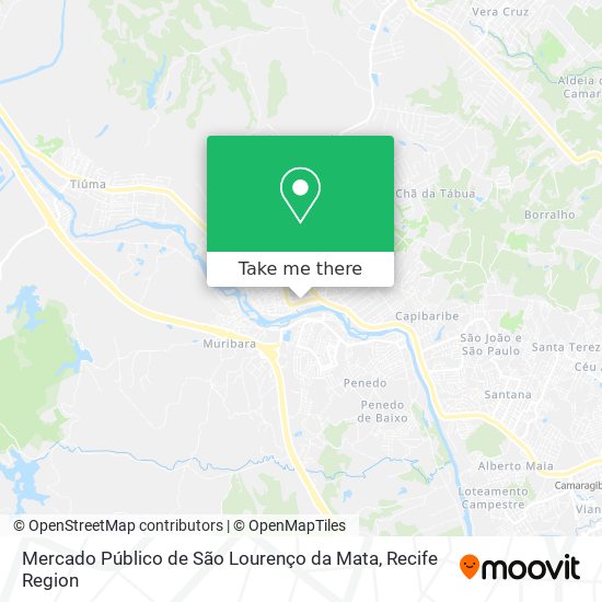 Mercado Público de São Lourenço da Mata map